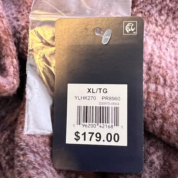 Lucky Brand Oversized Plaid Shirt Jacket Rust/Pink, NWT, Button Down Multi Sizes - Picture 10 of 11